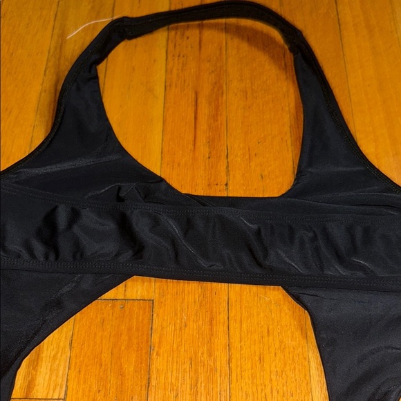 Betty Jade Modern Black Cutout One Piece Swimsuit - Picture 6 of 8